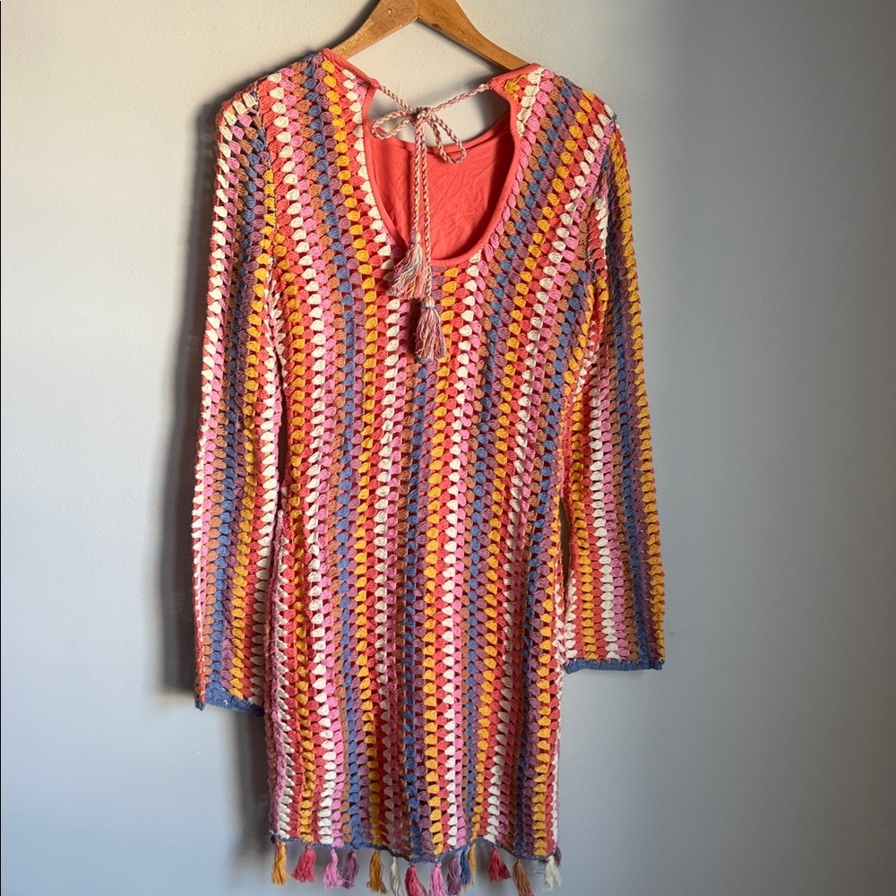 Saylor Multi Vonetta Mini Dress Large - Picture 3 of 14